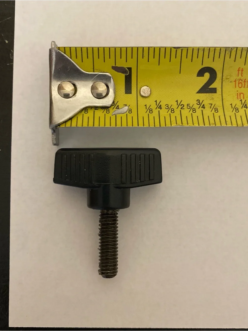 Sony VCT 870RM Thumbscrew Bolt Part Horizontal Pan Black Thumb Screw